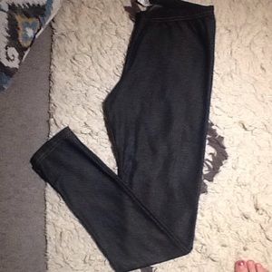 Steve Madden thing black jean shimmer legging